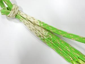 未使用品　正絹　手組帯締め